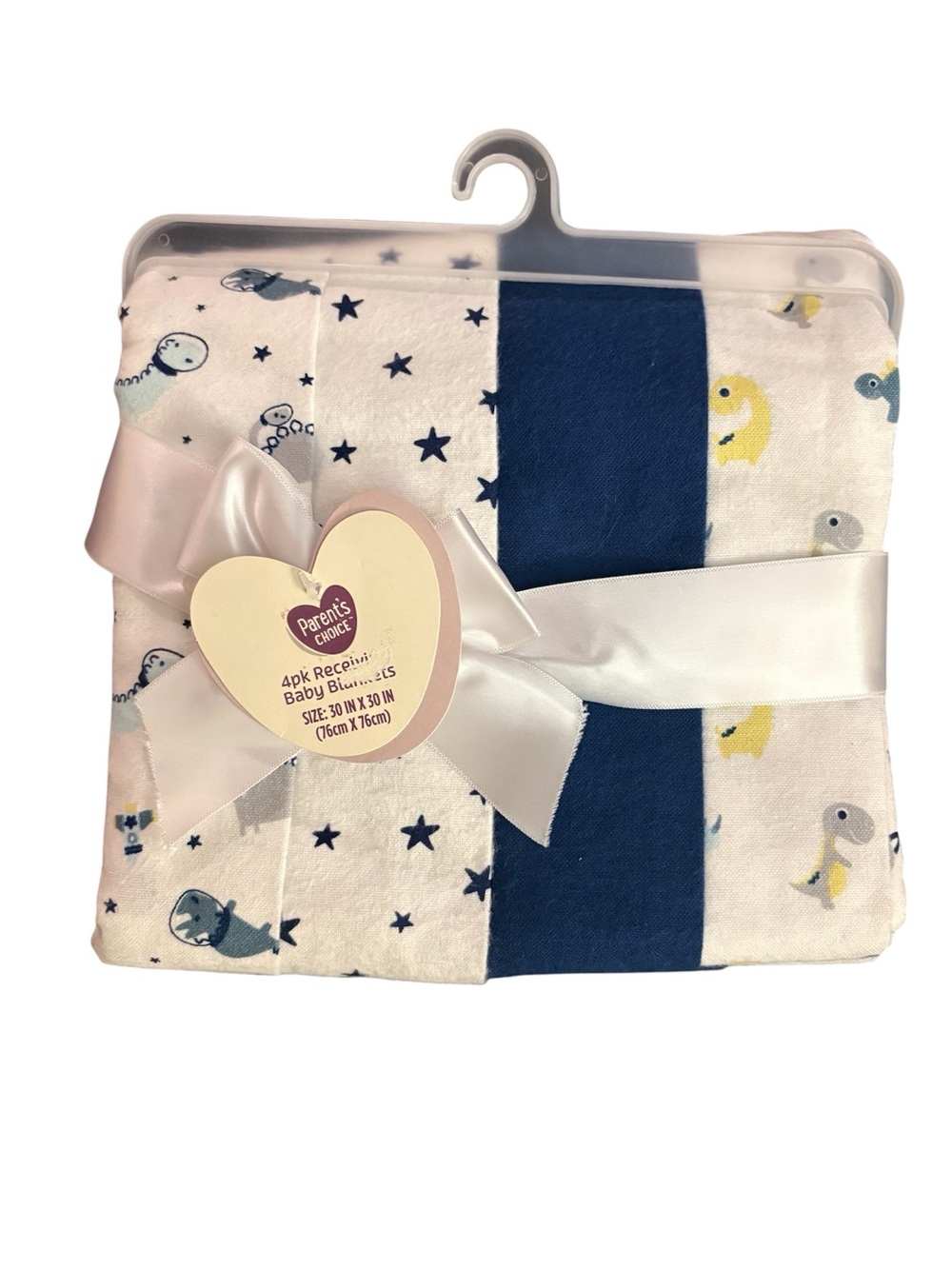 Parent's Choice 4 Pack Baby Receiving Blankets